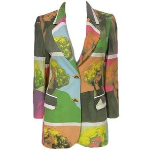 Moschino Vintage Andy Warhol Pop Art Blazer